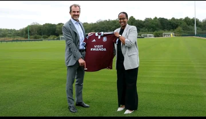 U Rwanda rugiye guha ikipe ya  Aston Villa arenga miliyari 39.5 Frw mu kwamamaza Visit Rwanda